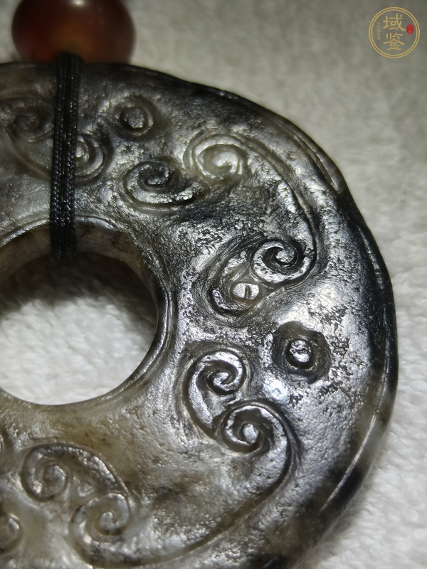 古玩玉器螭龍紋玉佩真品鑒賞圖