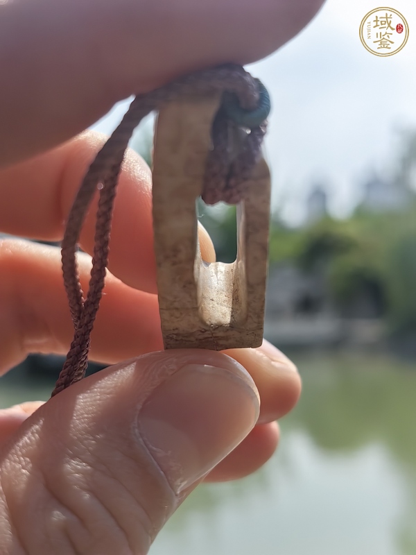 古玩玉器漢代玉劍璏真品鑒賞圖