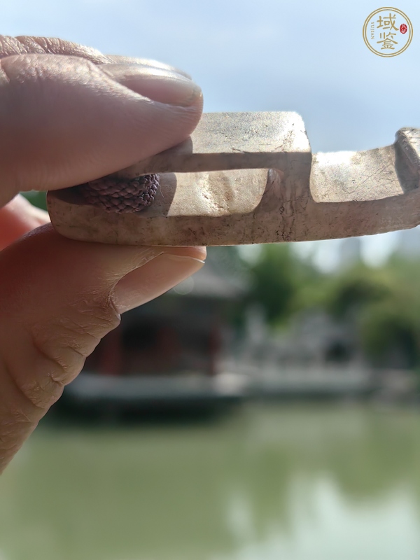 古玩玉器漢代玉劍璏真品鑒賞圖