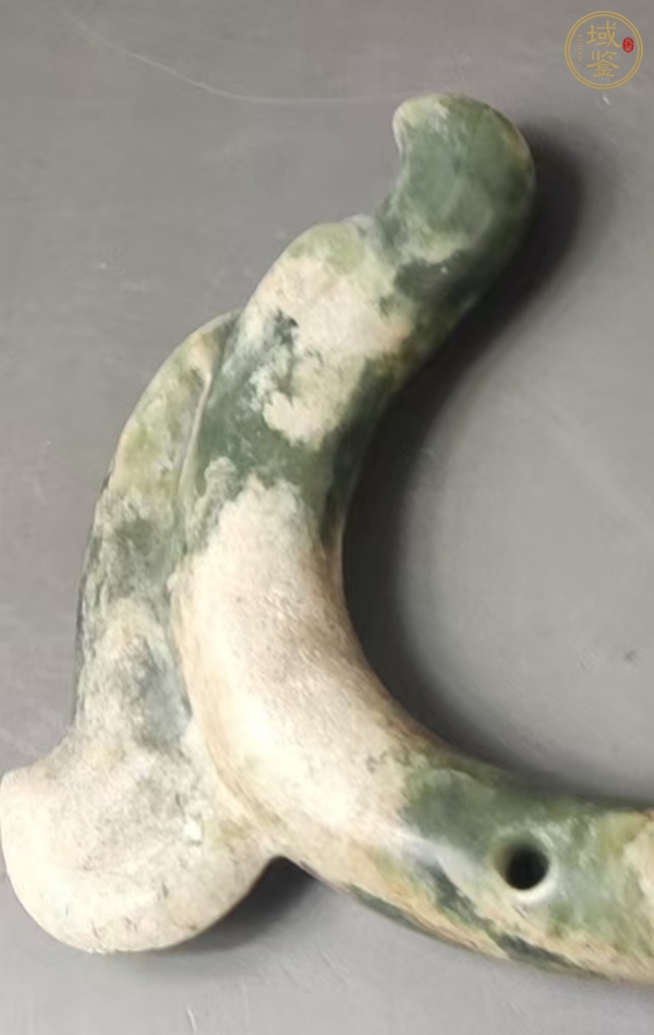 古玩玉器仿“紅山文化”c形龍真品鑒賞圖