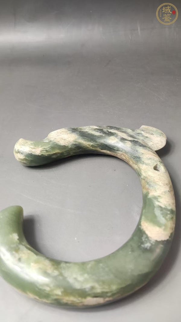 古玩玉器仿“紅山文化”c形龍真品鑒賞圖