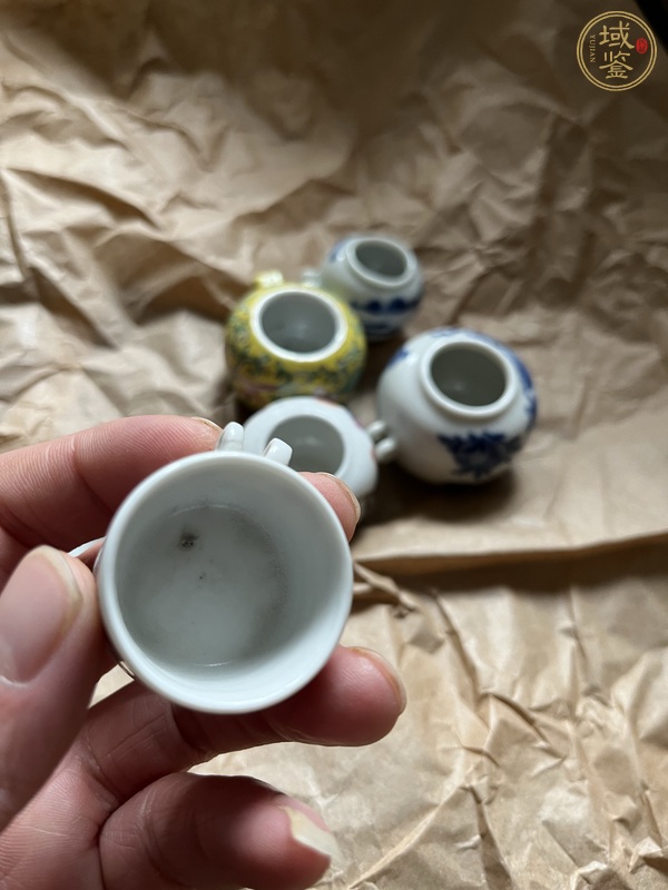 古玩陶瓷龍紋鳥食罐真品鑒賞圖