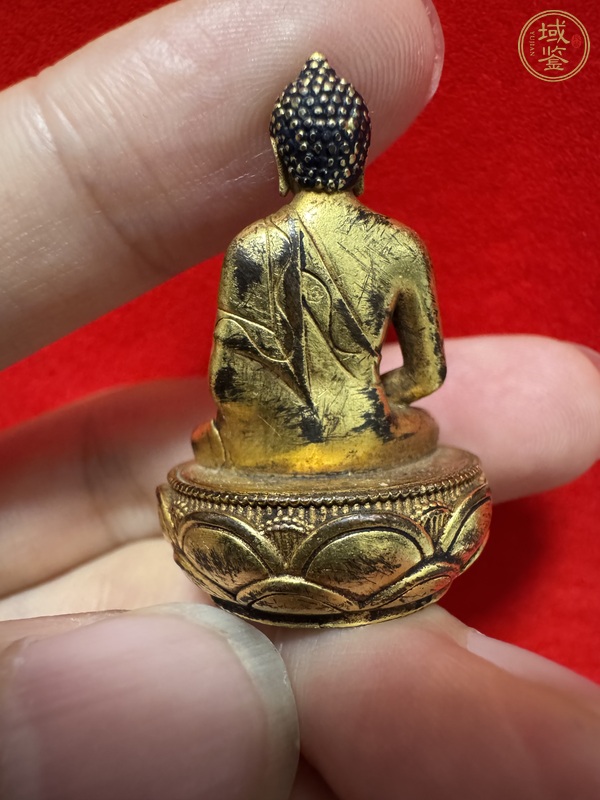 古玩銅器寸佛真品鑒賞圖