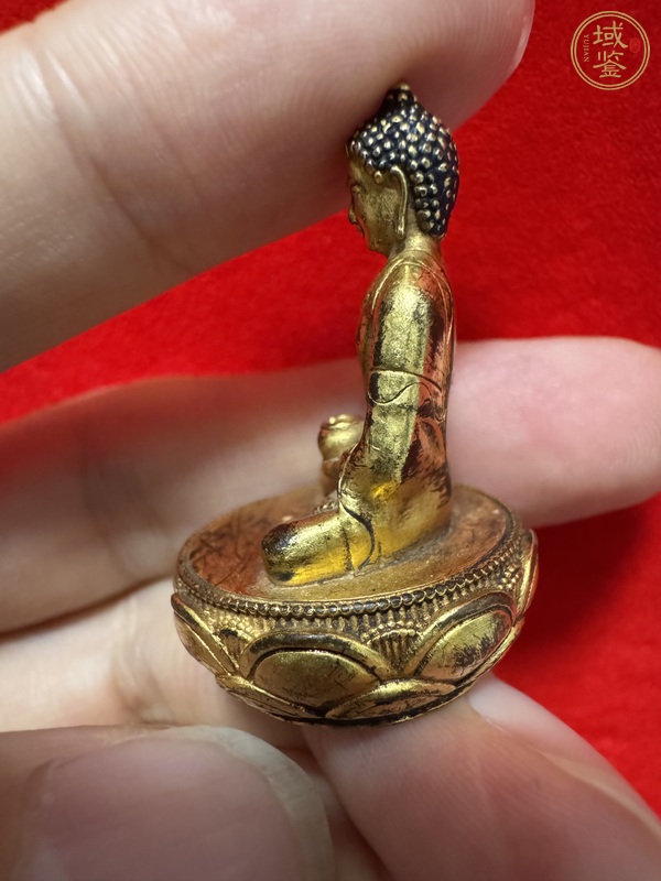 古玩銅器寸佛真品鑒賞圖