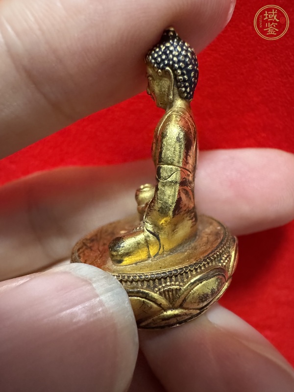 古玩銅器寸佛真品鑒賞圖