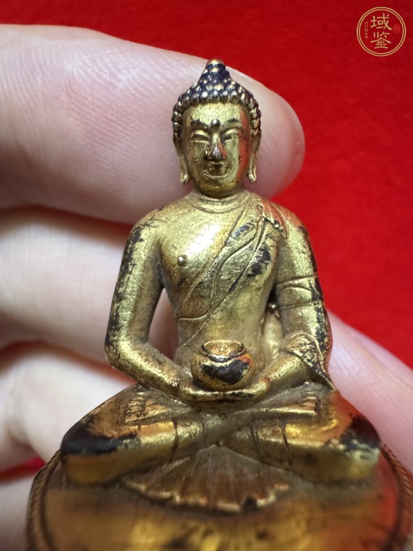 古玩銅器寸佛真品鑒賞圖
