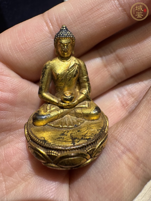古玩銅器寸佛真品鑒賞圖