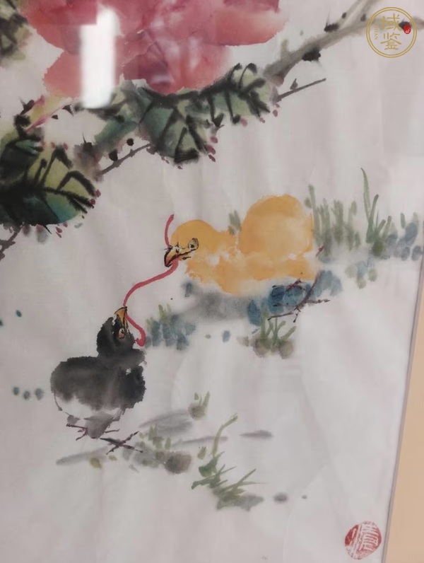古玩字畫春院稚趣真品鑒賞圖