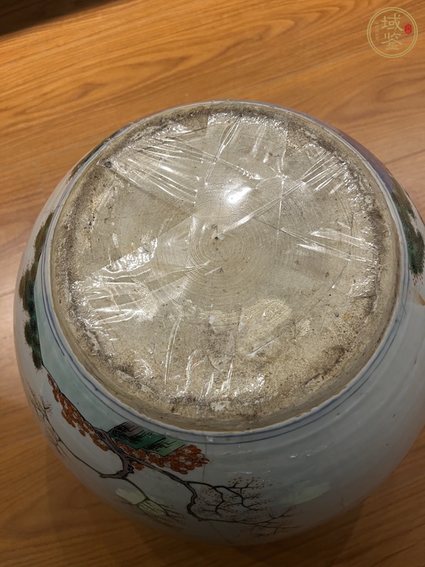 古玩陶瓷青花五彩罐真品鑒賞圖