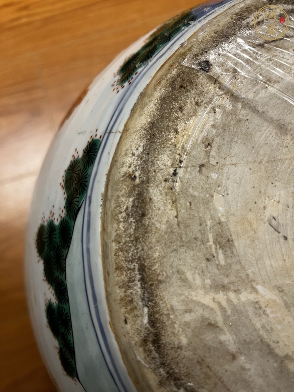 古玩陶瓷青花五彩罐真品鑒賞圖