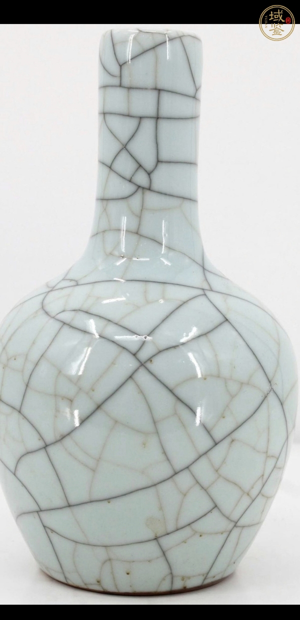 古玩陶瓷哥窯天球瓶真品鑒賞圖