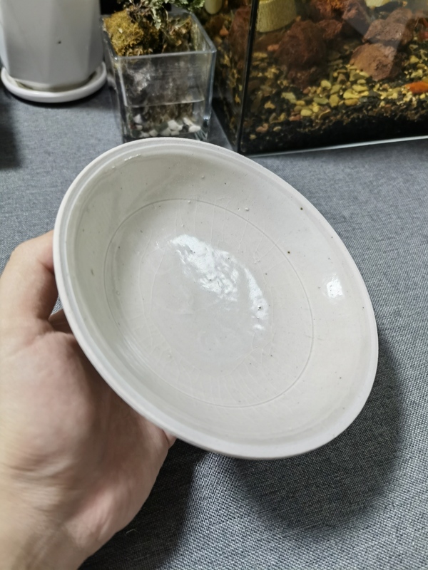 古玩陶瓷元代青白釉刻仰蓮紋盤拍賣，當(dāng)前價(jià)格0元