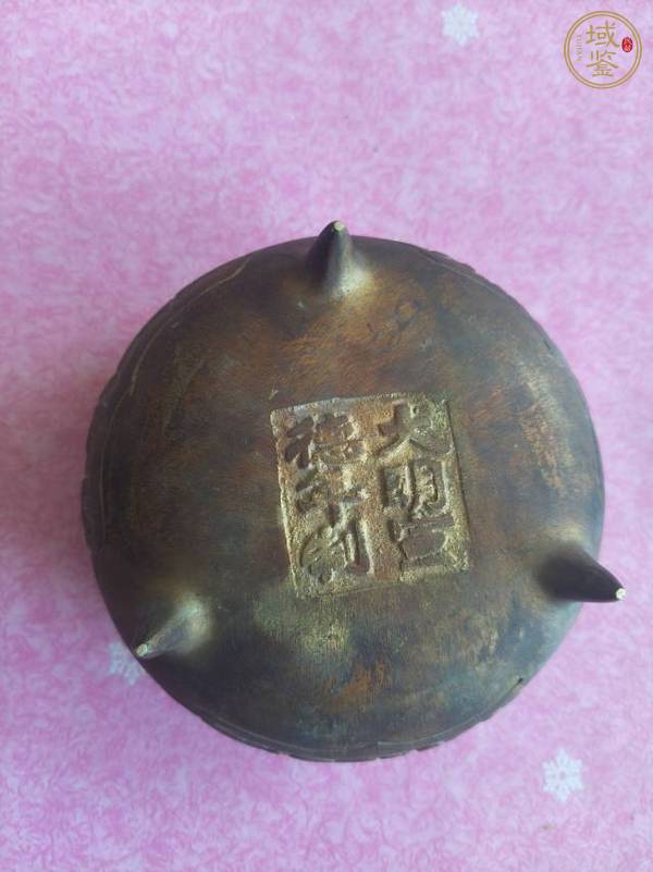 古玩銅器銅香爐真品鑒賞圖