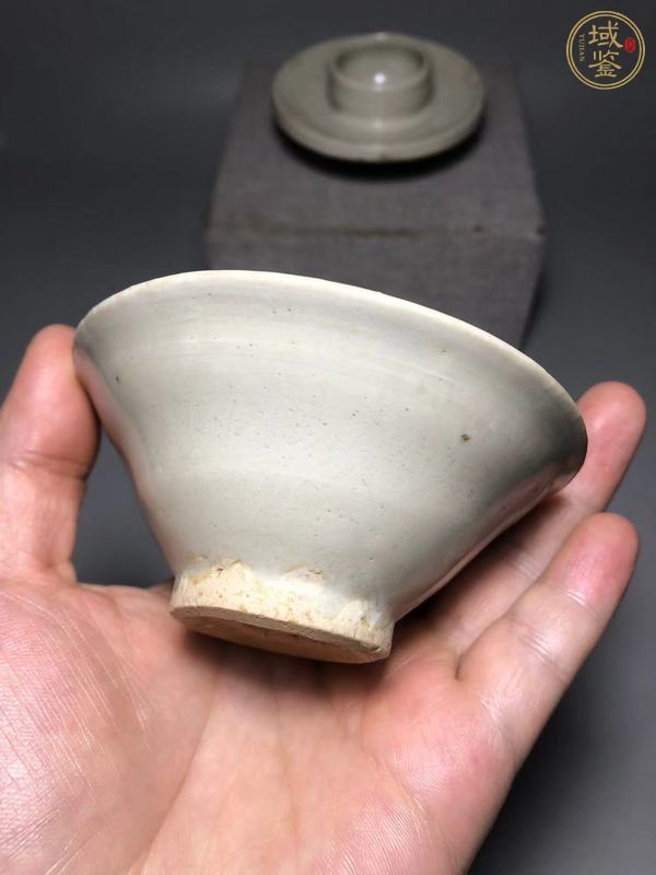 古玩陶瓷青白釉盞和托真品鑒賞圖