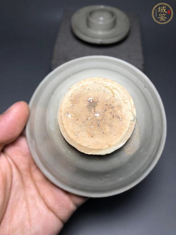 古玩陶瓷青白釉盞和托真品鑒賞圖