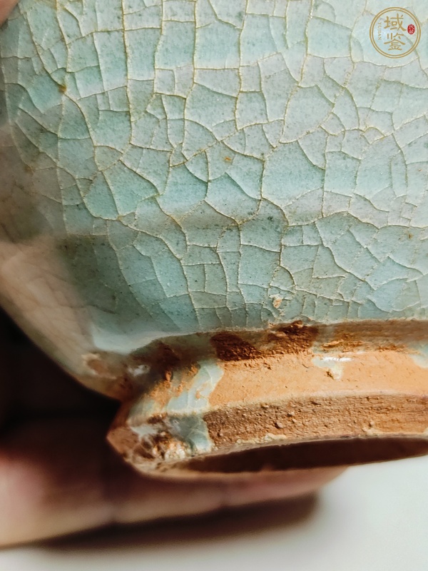古玩陶瓷龍泉青瓷蘋果尊真品鑒賞圖