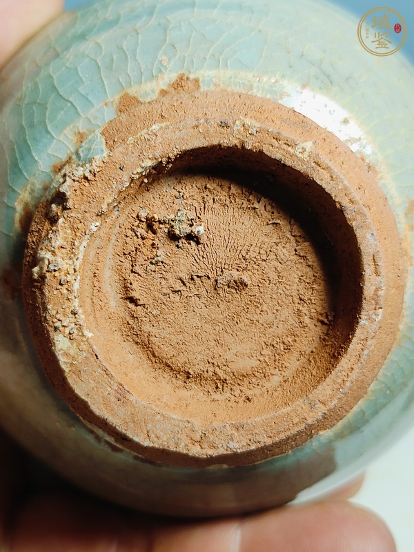 古玩陶瓷龍泉青瓷蘋果尊真品鑒賞圖