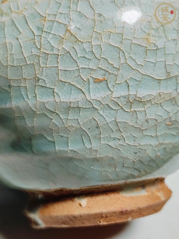 古玩陶瓷龍泉青瓷蘋果尊真品鑒賞圖
