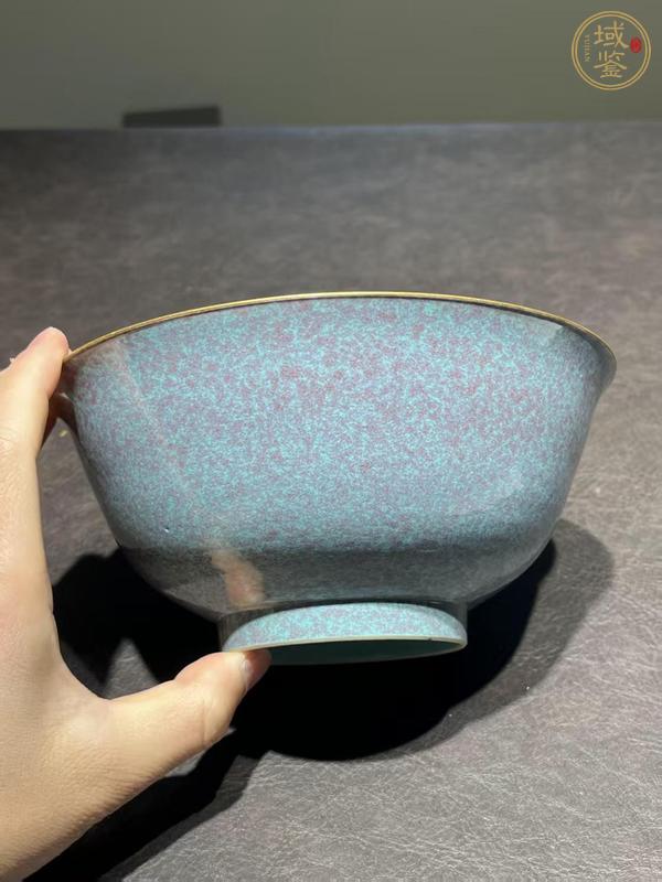 古玩陶瓷爐鈞釉大碗真品鑒賞圖