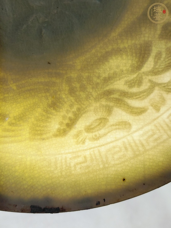 古玩陶瓷南定雙鳳盤真品鑒賞圖
