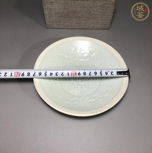 古玩陶瓷青白釉娃娃盤真品鑒賞圖