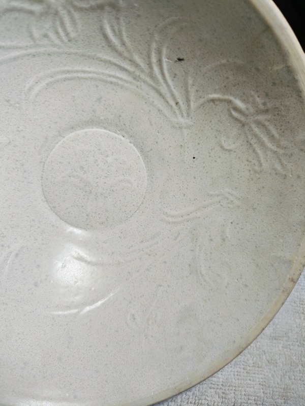 古玩陶瓷青白釉花卉紋面包碗拍賣，當(dāng)前價格880元