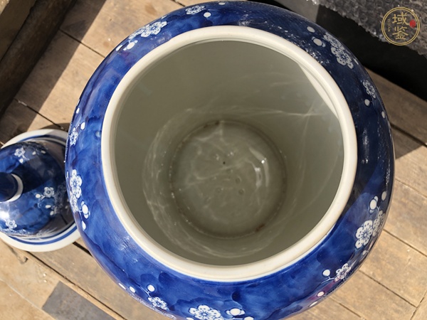 古玩陶瓷青花將軍罐真品鑒賞圖