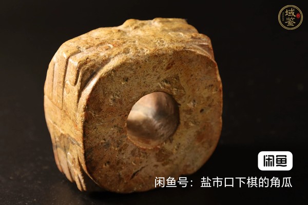 古玩玉器仿古玉琮真品鑒賞圖