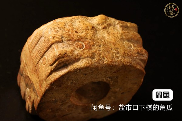 古玩仿古玉琮真品鑒賞圖