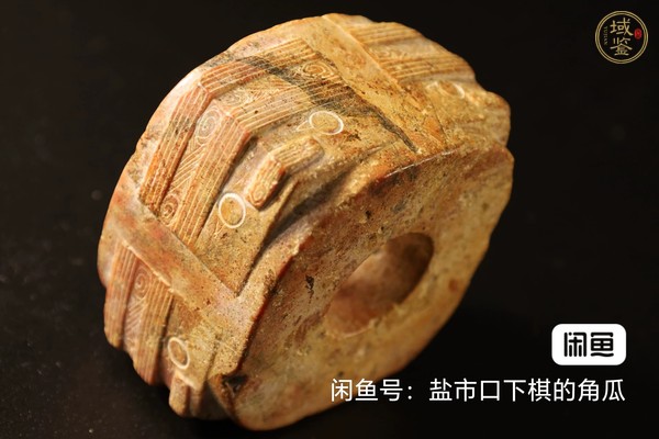 古玩玉器仿古玉琮真品鑒賞圖