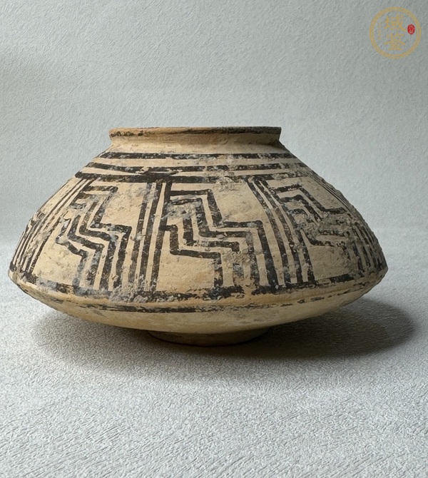 古玩哈拉帕文化碟型罐真品鑒賞圖