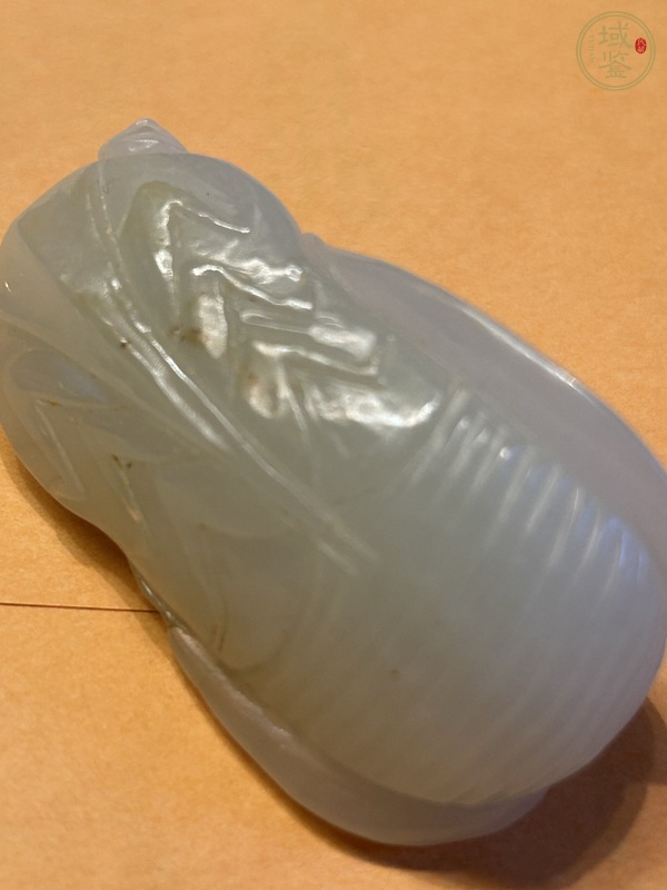 古玩玉器佩蟬真品鑒賞圖