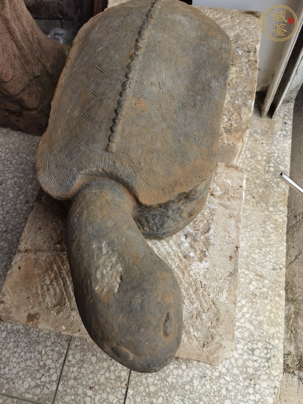 古玩雜項(xiàng)鎮(zhèn)水石龜真品鑒賞圖