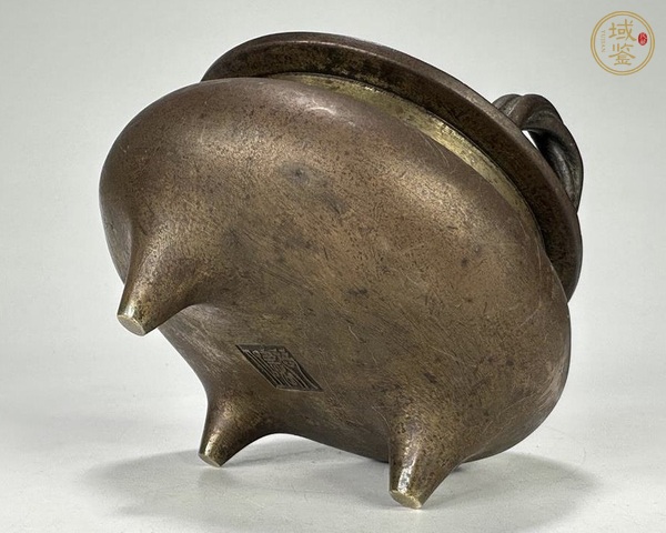 古玩銅器爐子真品鑒賞圖