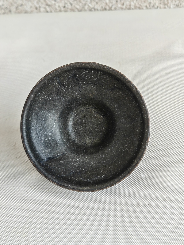 古玩轉賣建窯系黑釉茶盞拍賣，當前價格888元