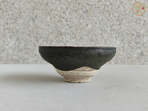 古玩陶瓷建窯系黑釉茶盞真品鑒賞圖