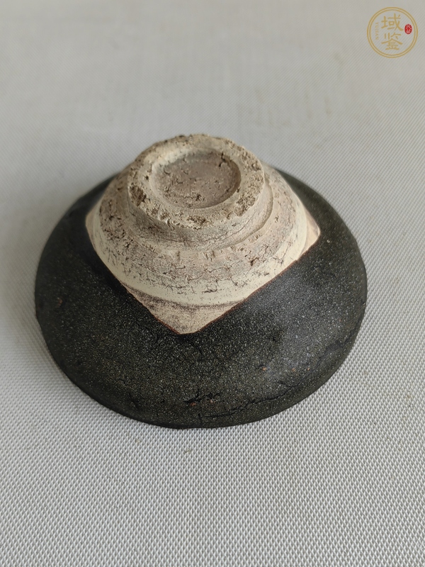古玩陶瓷建窯系黑釉茶盞真品鑒賞圖