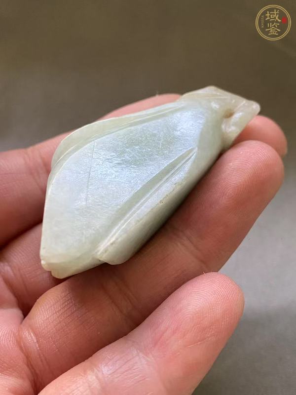 古玩玉器翡翠雕“瓜果墜”真品鑒賞圖