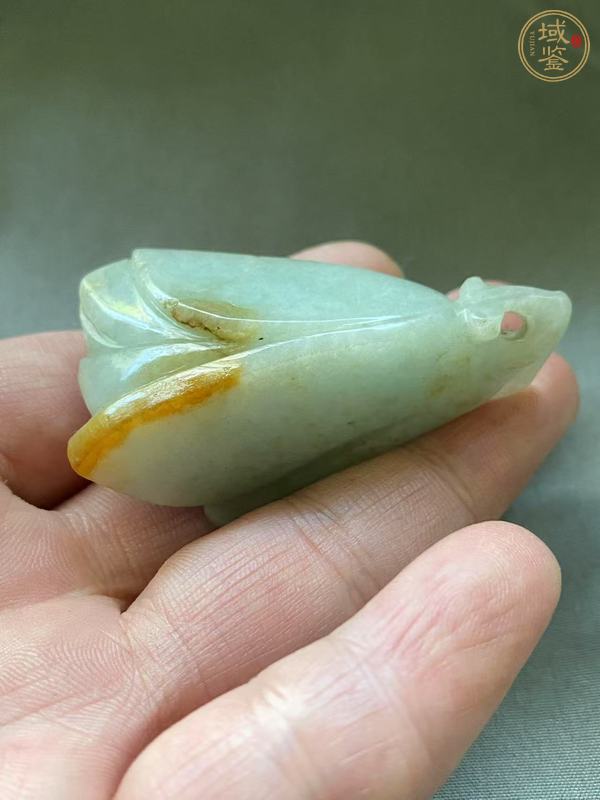 古玩玉器翡翠雕“瓜果墜”真品鑒賞圖