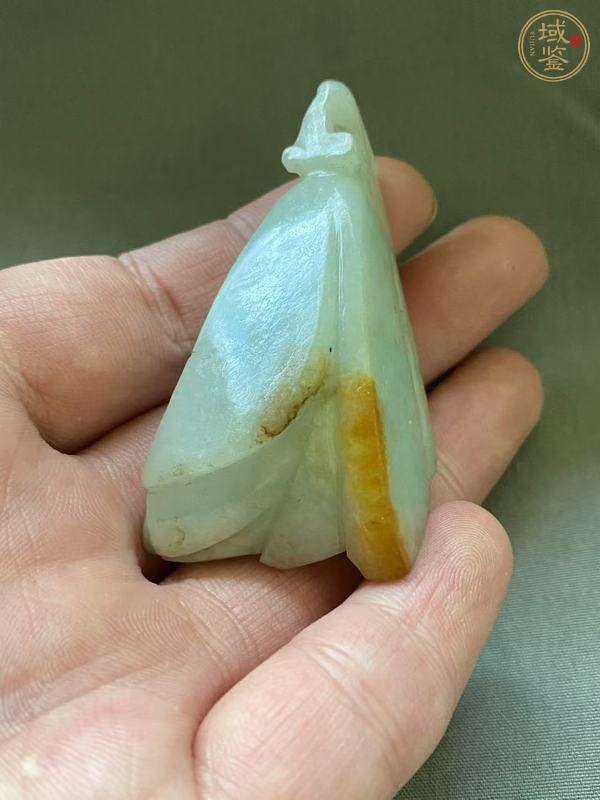 古玩玉器翡翠雕“瓜果墜”真品鑒賞圖