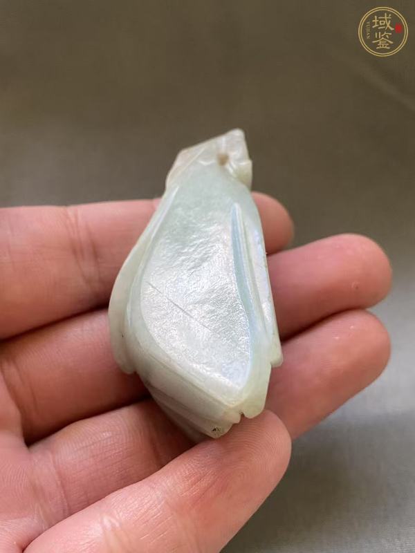 古玩玉器翡翠雕“瓜果墜”真品鑒賞圖