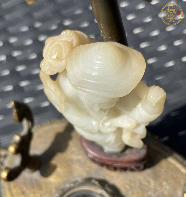 古玩玉器和田玉雕“漁翁得利”把件真品鑒賞圖