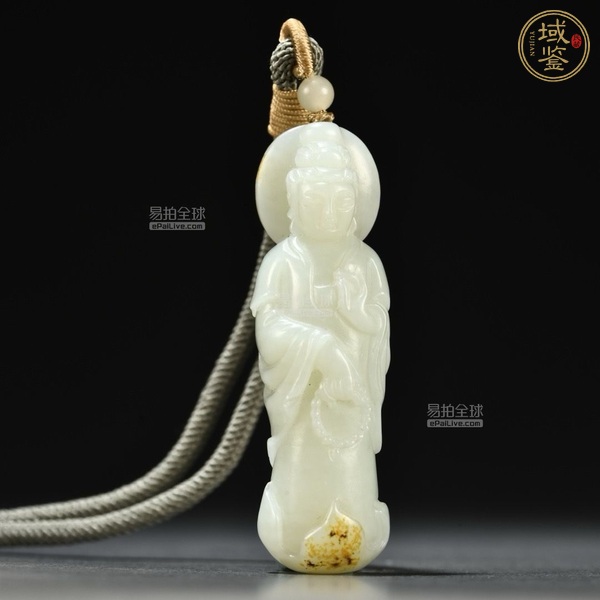 古玩玉器觀音真品鑒賞圖