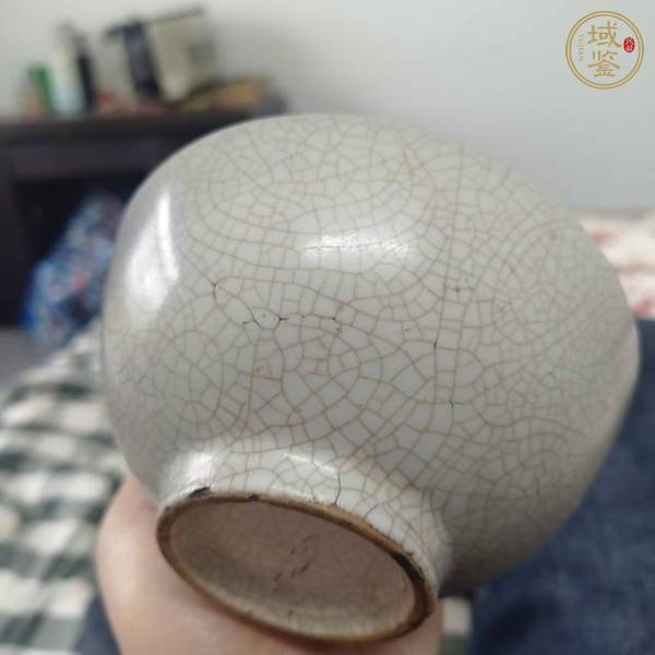 古玩陶瓷哥釉碗真品鑒賞圖