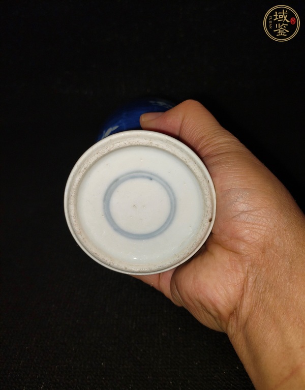古玩陶瓷清光緒 青花冰梅紋瓶真品鑒賞圖