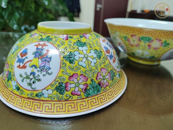古玩陶瓷粉彩碗真品鑒賞圖