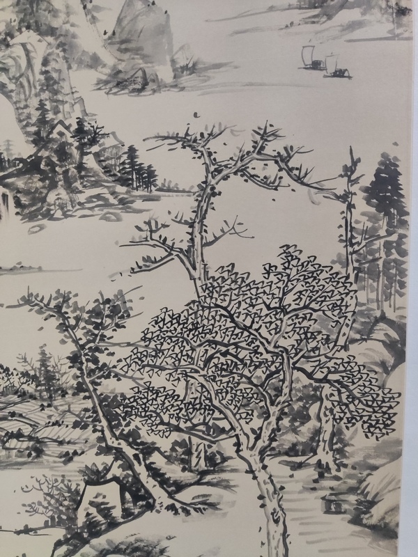 古玩字畫手工精裱名家李逸野山水拍賣,當(dāng)前價格10元