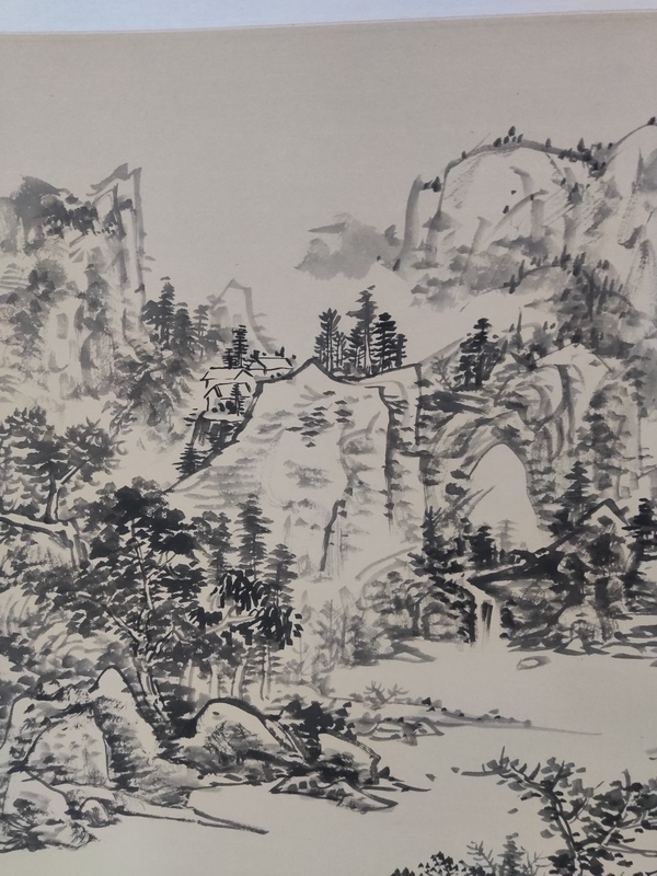 古玩字畫手工精裱名家李逸野山水拍賣,當(dāng)前價格10元