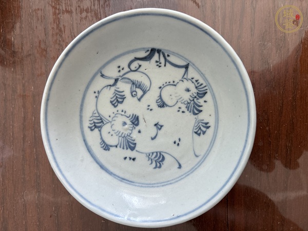古玩青花盤真品鑒賞圖