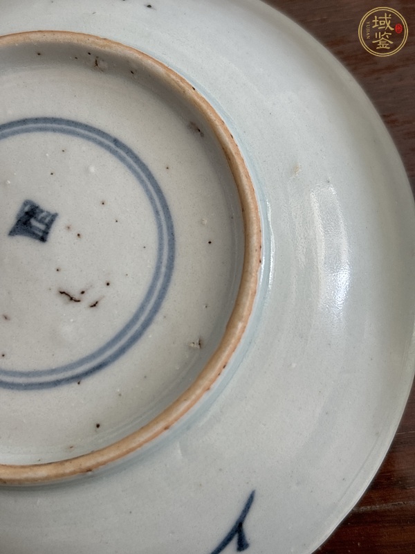 古玩陶瓷青花盤真品鑒賞圖